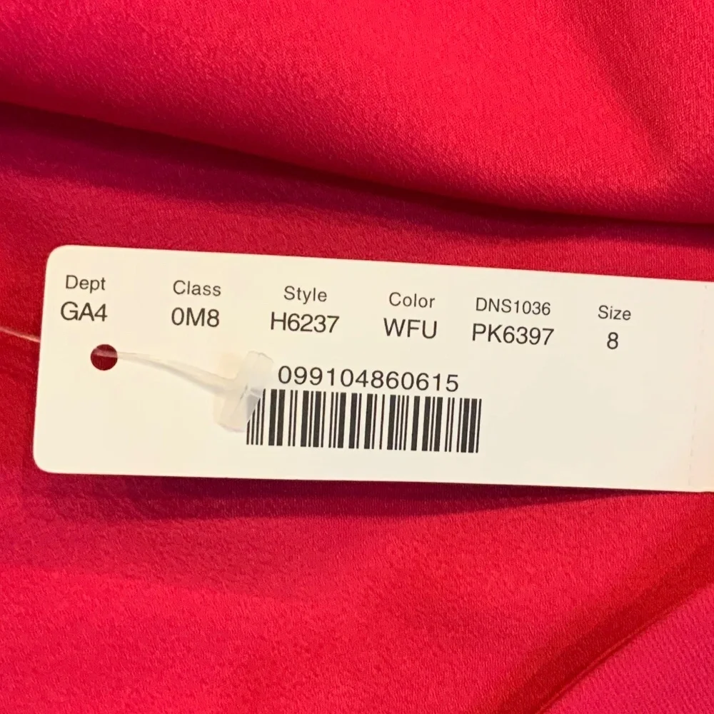 JCrew Pink 8 Adjustable Strap Dress Wedding Guest Adjustable Straps Date Coastal
